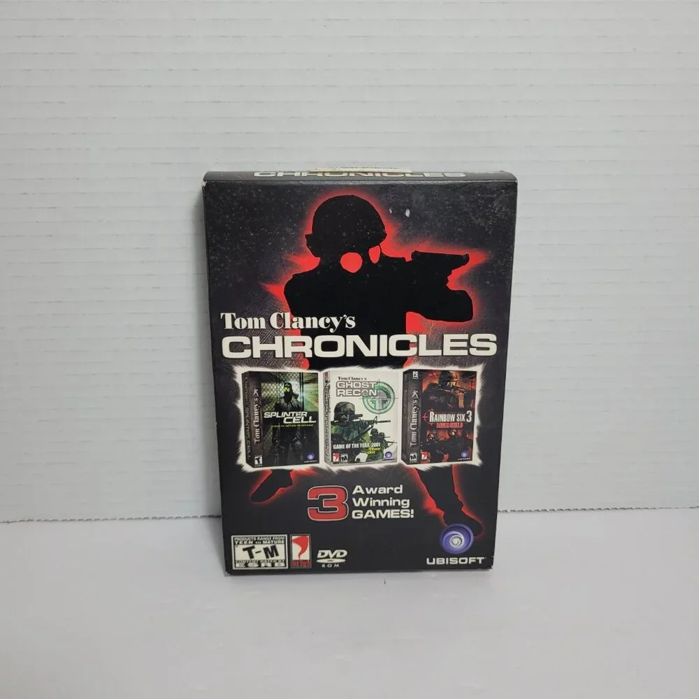 Tom Clancy's Chronicles 3 Award Winning Games PC DVD-Rom 2007 Ubisoft New Sealed